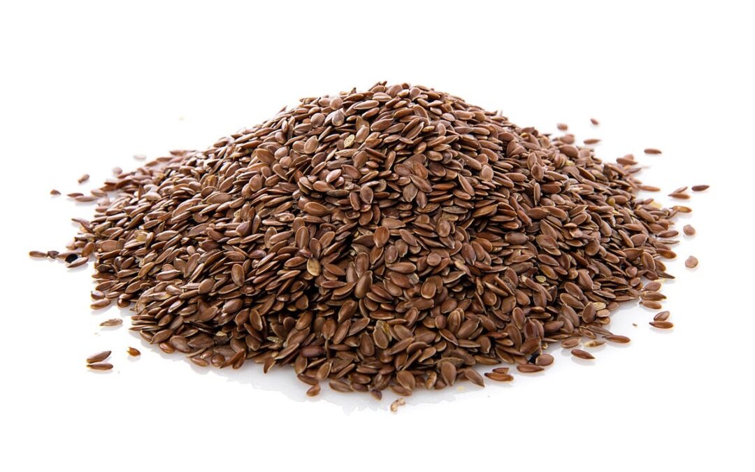Semillas de lino con alto contenido en ácidos grasos para el pelo